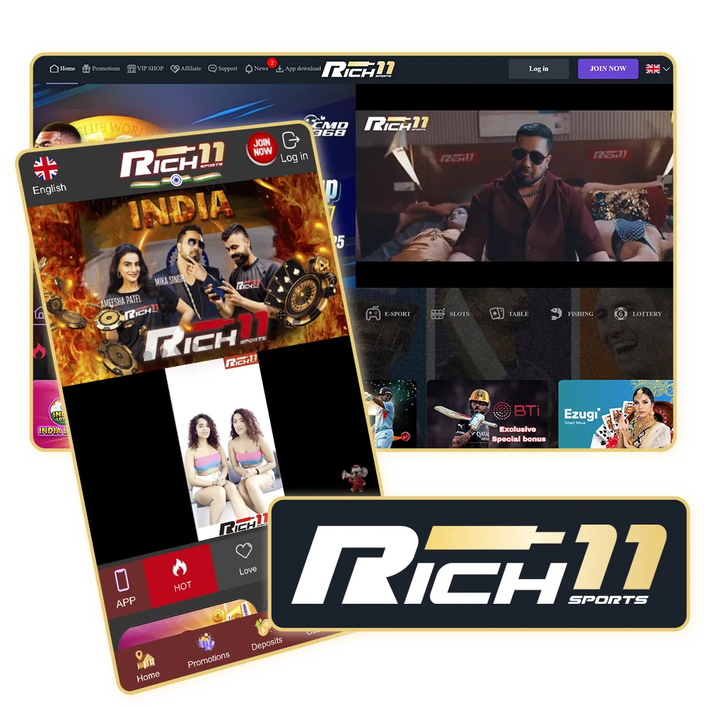 Start playing games with Rich11 reliable gaming platform.