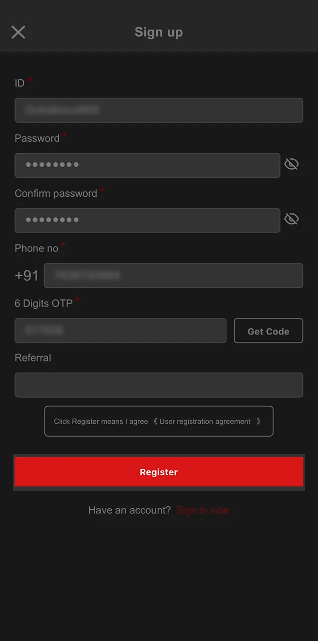 Take a unique chance to win at Rich11 Casino by signing up.