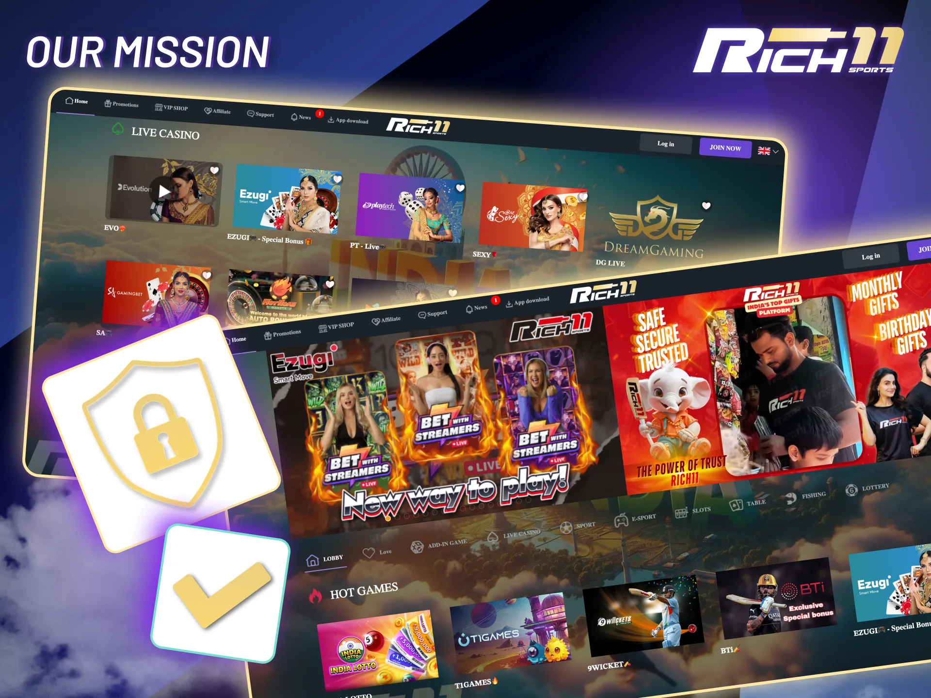 Rich11 brings exciting features, cultural relevance, and full protection.